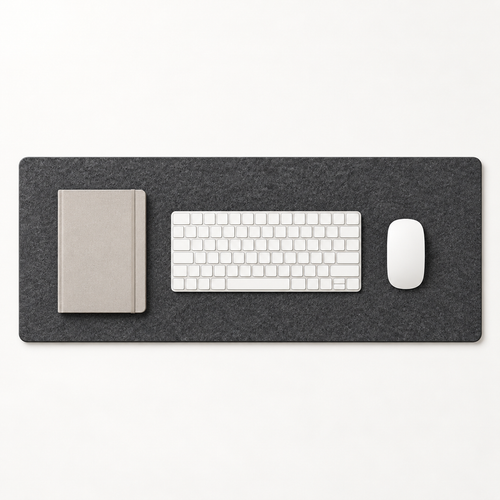 Copyhold Desk Mat Large in Charcoal, front view