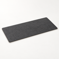Copyhold Desk Mat Large in Charcoal, three-quarter view