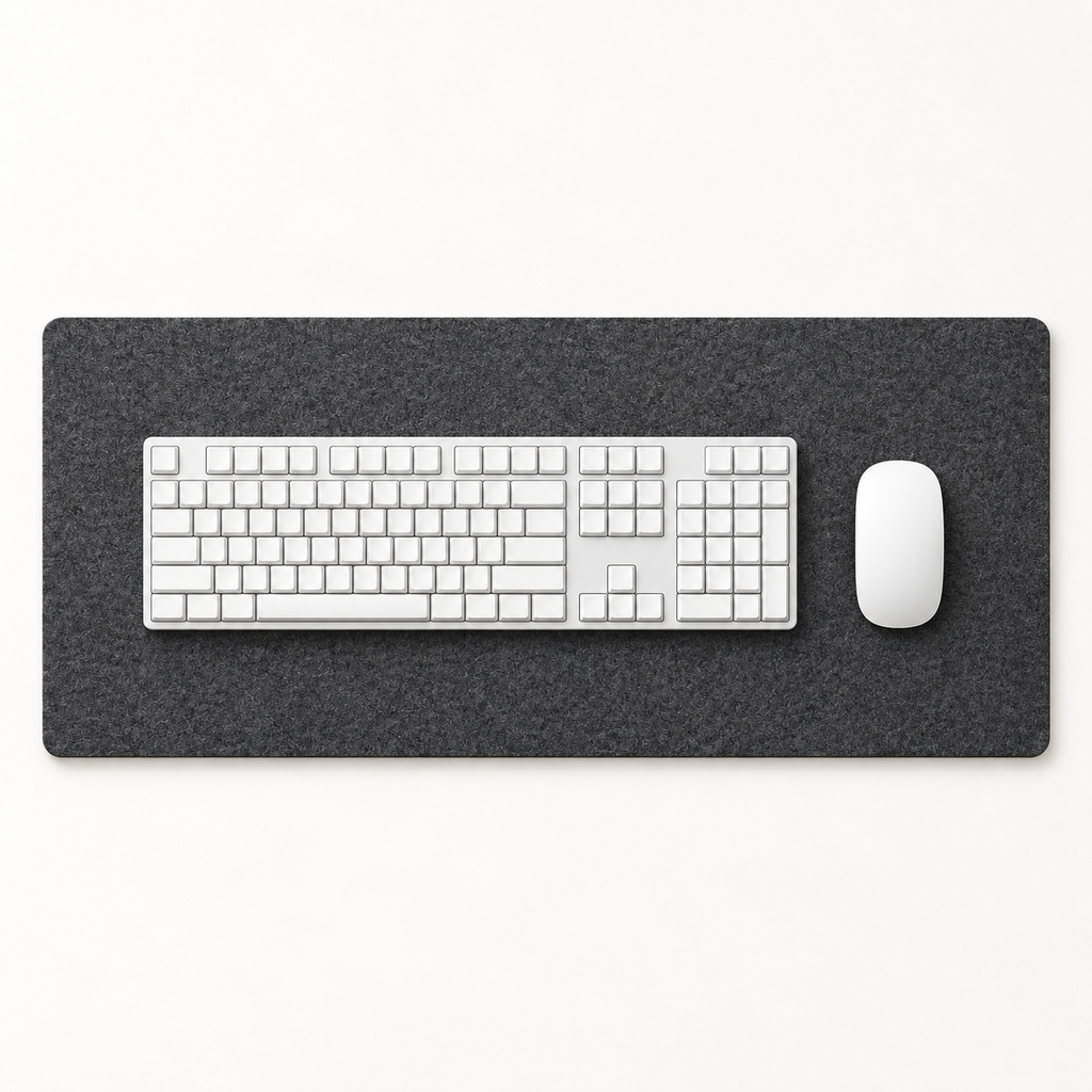 Copyhold Desk Mat Medium in Charcoal, front view