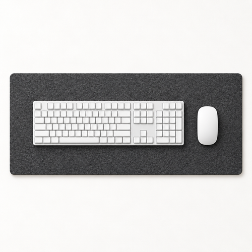 Copyhold Desk Mat Medium in Charcoal, front view
