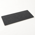 Copyhold Desk Mat Medium in Charcoal, three-quarter view