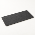Copyhold Desk Mat Small in Charcoal, three-quarter view