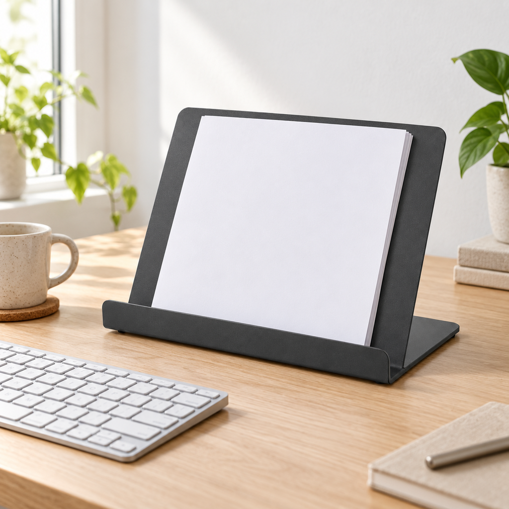 Copyhold Document Holder in Charcoal, lifestyle view