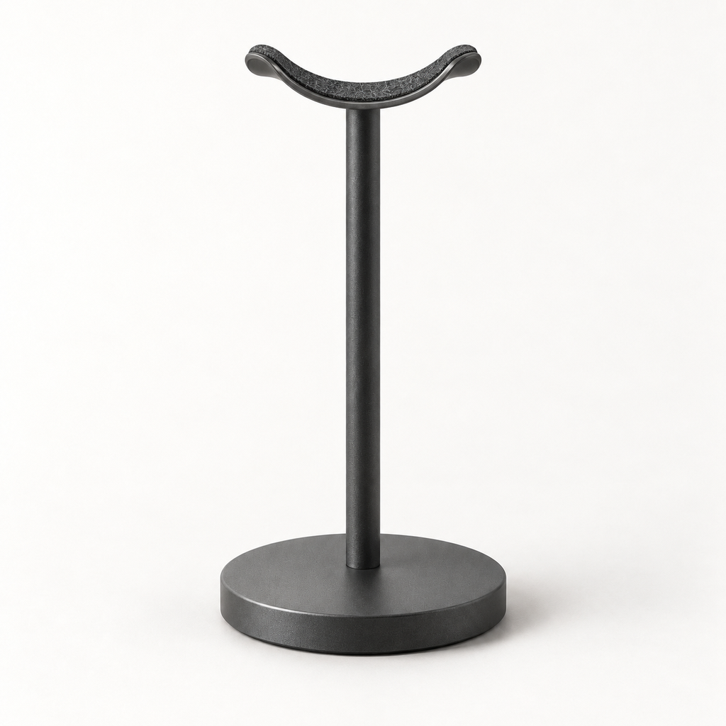 Copyhold Headphone Stand in Charcoal, front view