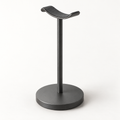 Copyhold Headphone Stand in Charcoal, three-quarter view